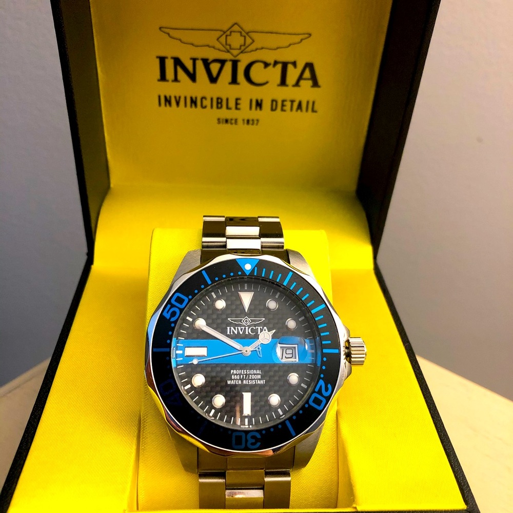 COPY - Invicta Pro Diver Thin Blue Line edition 47mmWatch
